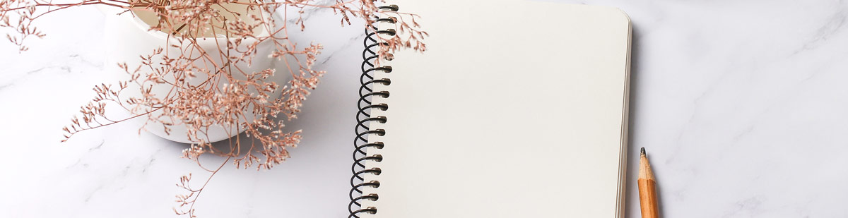Notepad on desk at functional medicine clinic