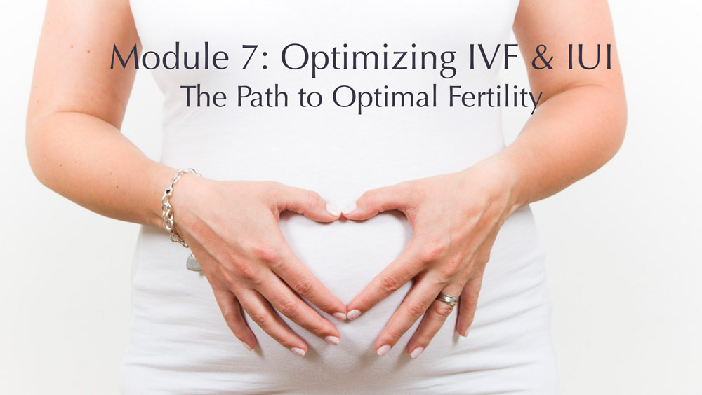 Module 7: Optimizing IVF & IUI - the path to optimal fertility